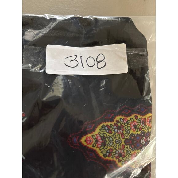 Daniel Rainn Women's Size Large Sheer Black Floral Breathable Long Sleeve Blouse - Picture 11 of 11